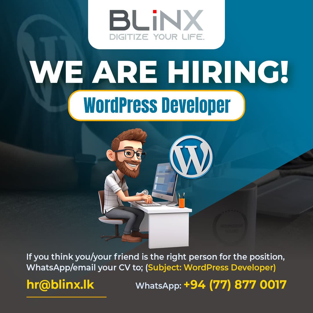 Wordpress Developer BLiNX Lanka